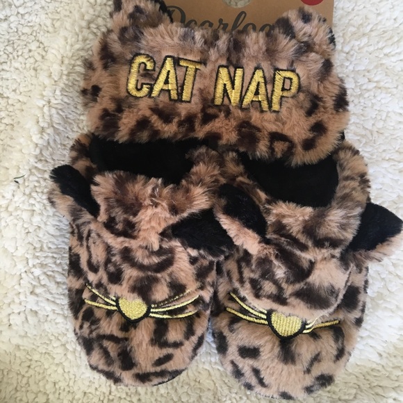 dearfoam cat nap slippers